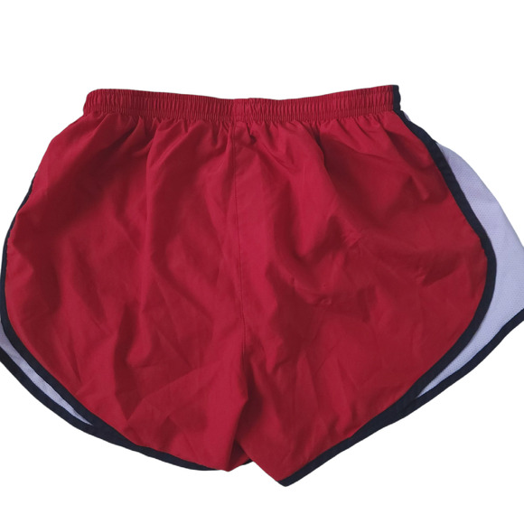 Nike Tempo Shorts Medium Women Dri-Fit Red Running Athletic Shorts Lined - Picture 2 of 4